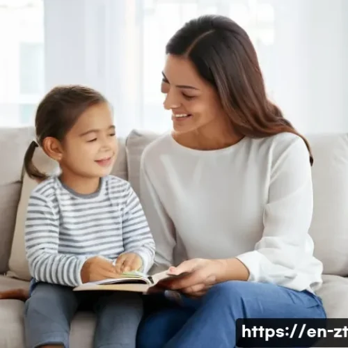 회복탄력성 있는 자녀 양육법 - **Prompt 1: Nurturing Emotional Awareness and Inner Voice**
    "A cozy, sunlit living room with sof...